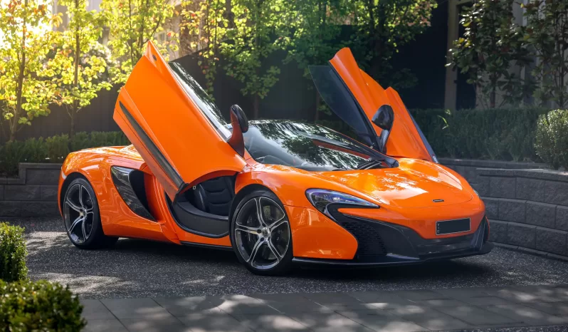 McLaren 650S Spider in Tarocco Orange full