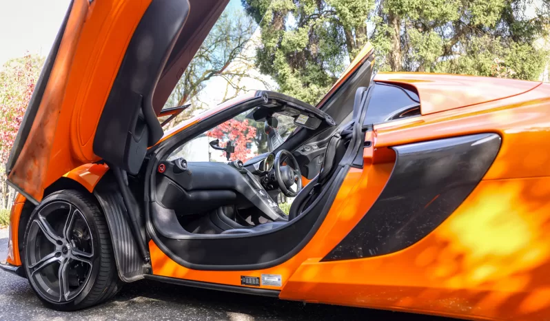 McLaren 650S Spider in Tarocco Orange full