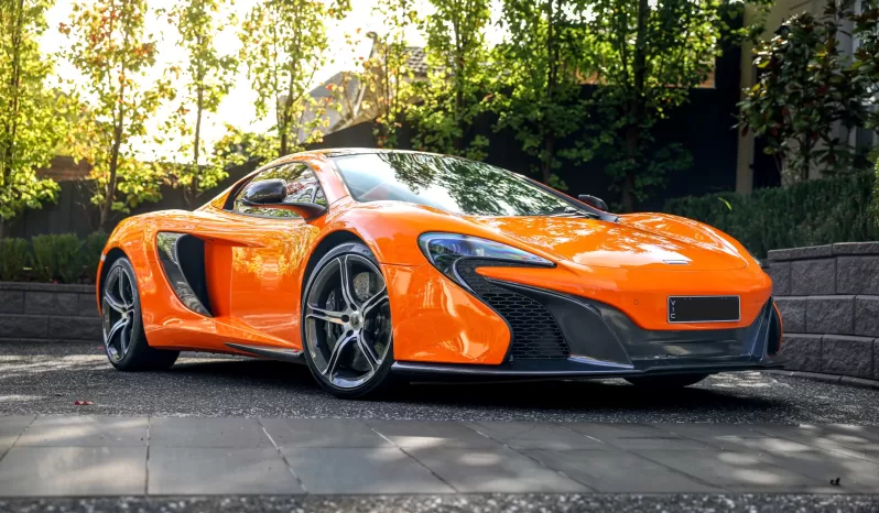 McLaren 650S Spider in Tarocco Orange full