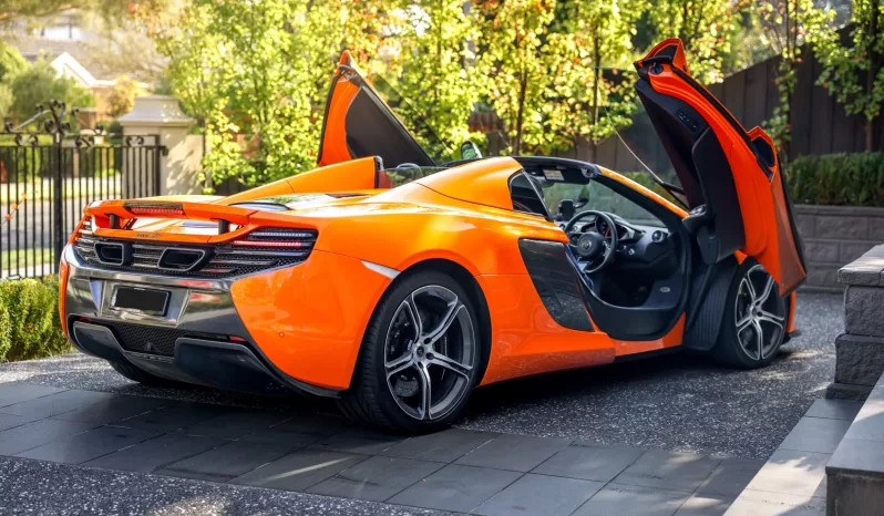 McLaren 650S Spider in Tarocco Orange full