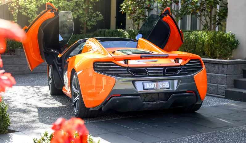 McLaren 650S Spider in Tarocco Orange full