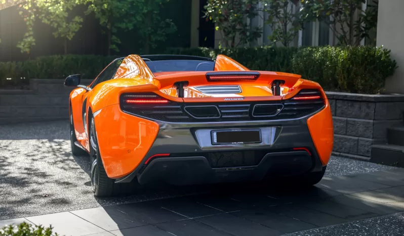 McLaren 650S Spider in Tarocco Orange full