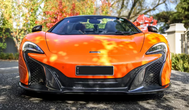 McLaren 650S Spider in Tarocco Orange full