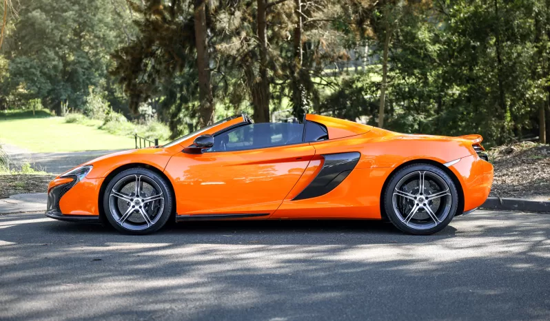 McLaren 650S Spider in Tarocco Orange full