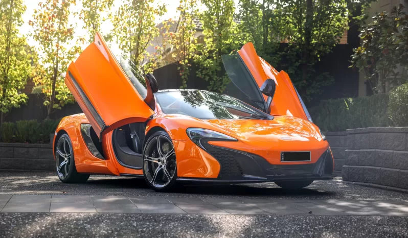 McLaren 650S Spider in Tarocco Orange full